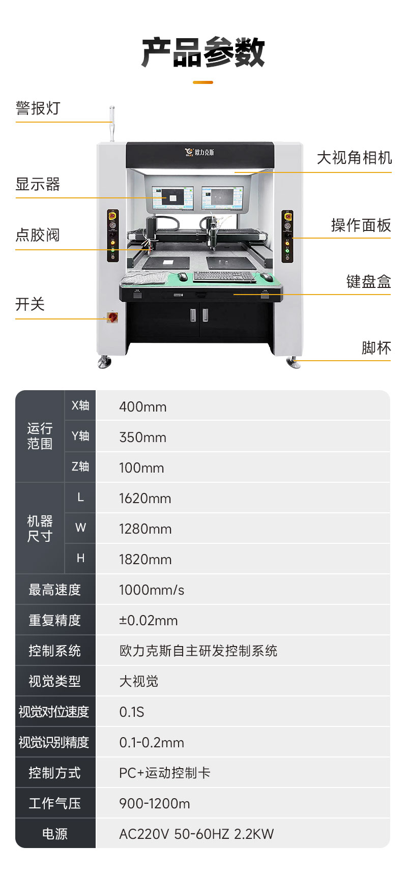 雙頭雙（shuāng）工位大視角視覺點膠機（jī）4